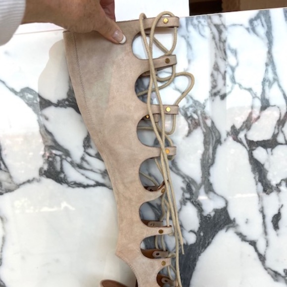 Chloe Gladiator Suede Sandal - Picture 3 of 12